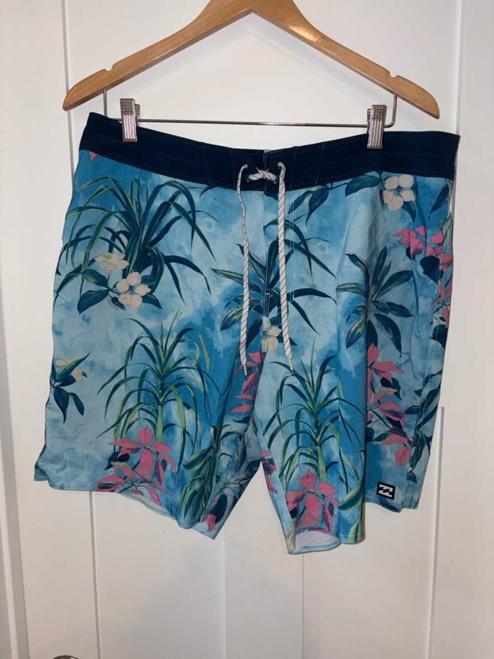 Billabong Blue Floral Men's Swim Shorts